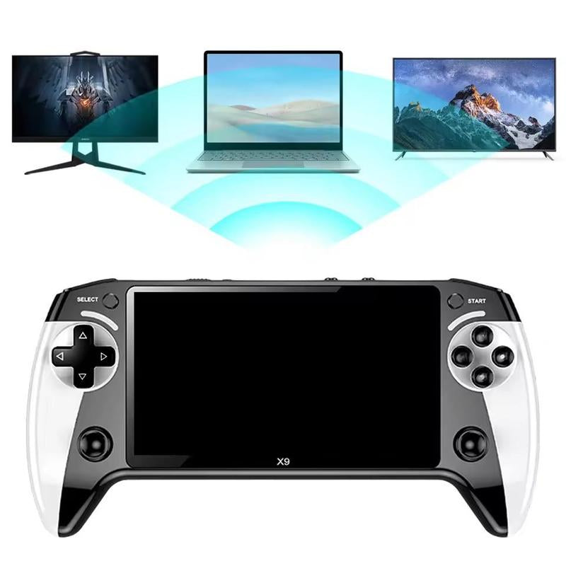 YLW 5.5 Inch HD Screen Handheld Game Console, Portable Retro Arcade Game Console with 3500 Games, Gaming Console for Adults, Gaming Stuff, Game Peripherals