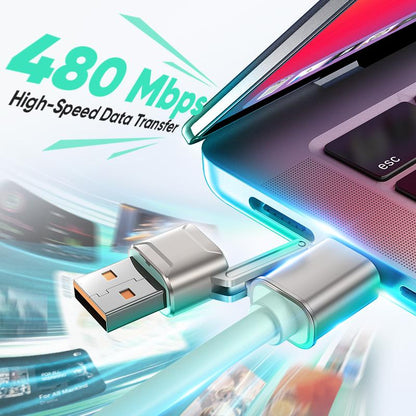 MAGIC JOHN Aromatherapy 4-In-1 Coiled Universal USB Charger Cable ️240W Fast Charging & Data Sync for Iphone & Android, Build-In Fragrant, Retractable Carplay Cord
